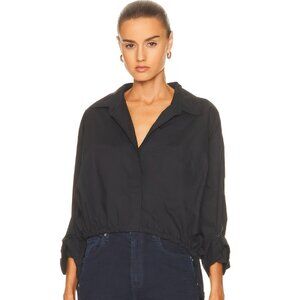 Citizens of Humanity Alexandra Top Black Size S